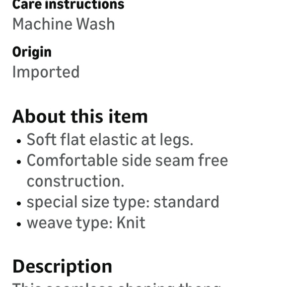 NEW Essentials By Tummy Tank Nylon Seamless Shaping Thong Tummy Control S/M - Picture 4 of 4